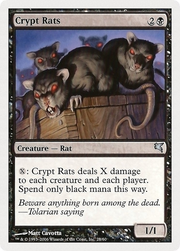 Crypt Rats (28) (Magic Encyclopedia 2005 (Salvat/Hachette))