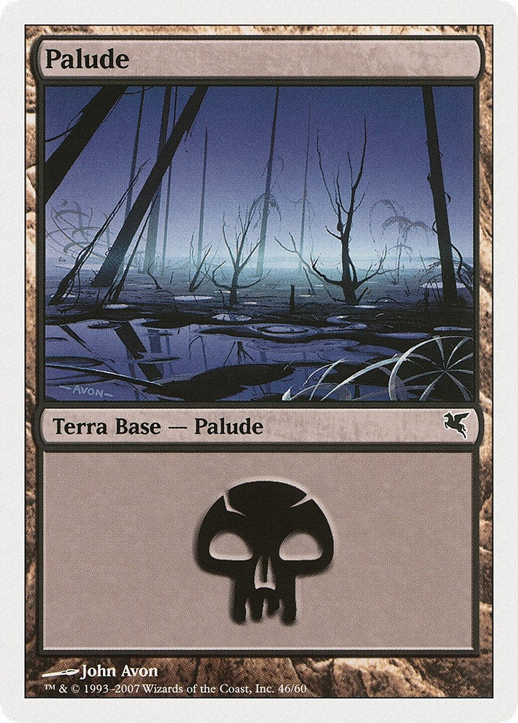 Swamp (Italian) - "Palide" (D46) (D46) (Magic Encyclopedia 2005 (Salvat/Hachette))