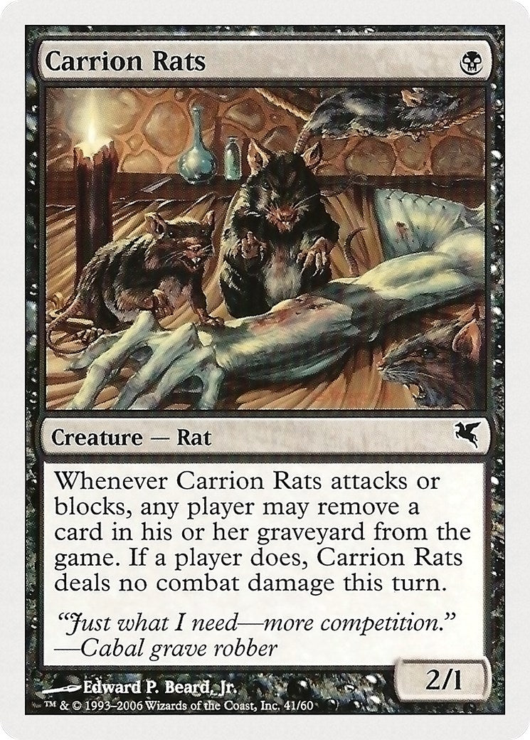 Carrion Rats (41) (41) (Magic Encyclopedia 2005 (Salvat/Hachette))