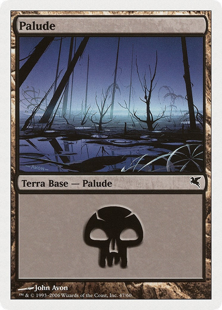 Swamp (Italian) - "Palide" (F47) (F47) (Magic Encyclopedia 2005 (Salvat/Hachette))