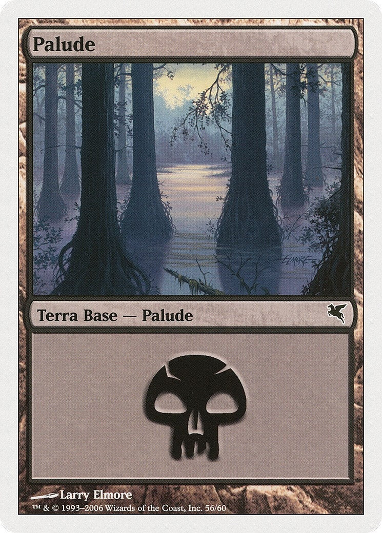 Swamp (Italian) - "Palide" (A56) (A56) (Magic Encyclopedia 2005 (Salvat/Hachette))