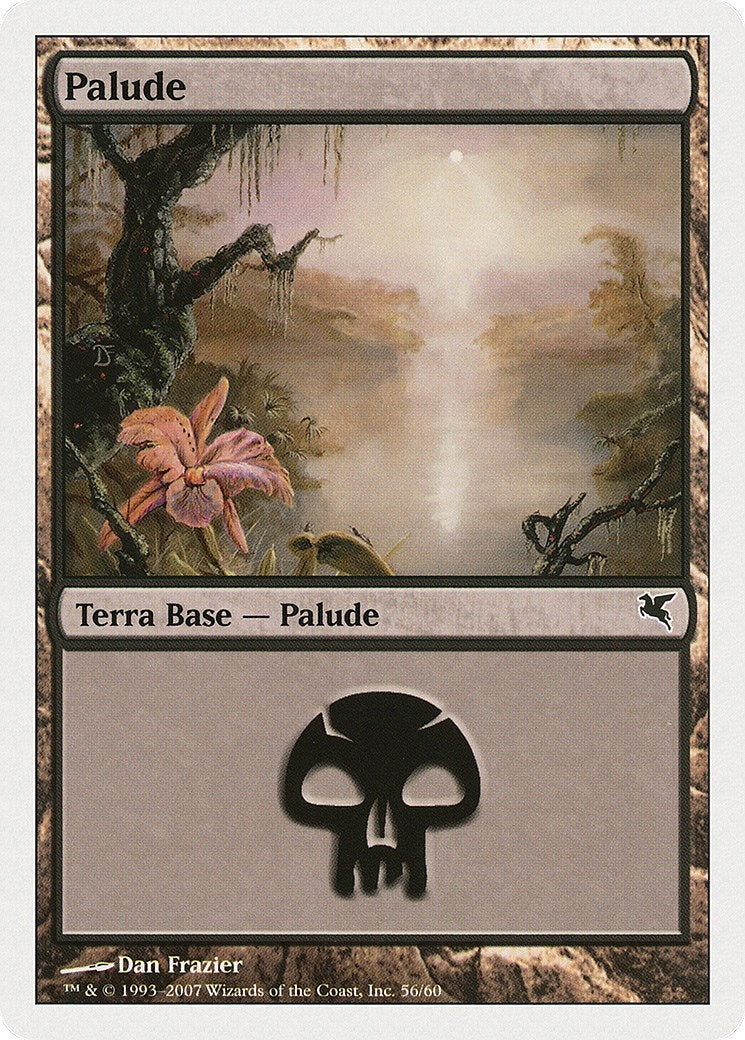 Swamp (Italian) - "Palide" (D56) (D56) (Magic Encyclopedia 2005 (Salvat/Hachette))