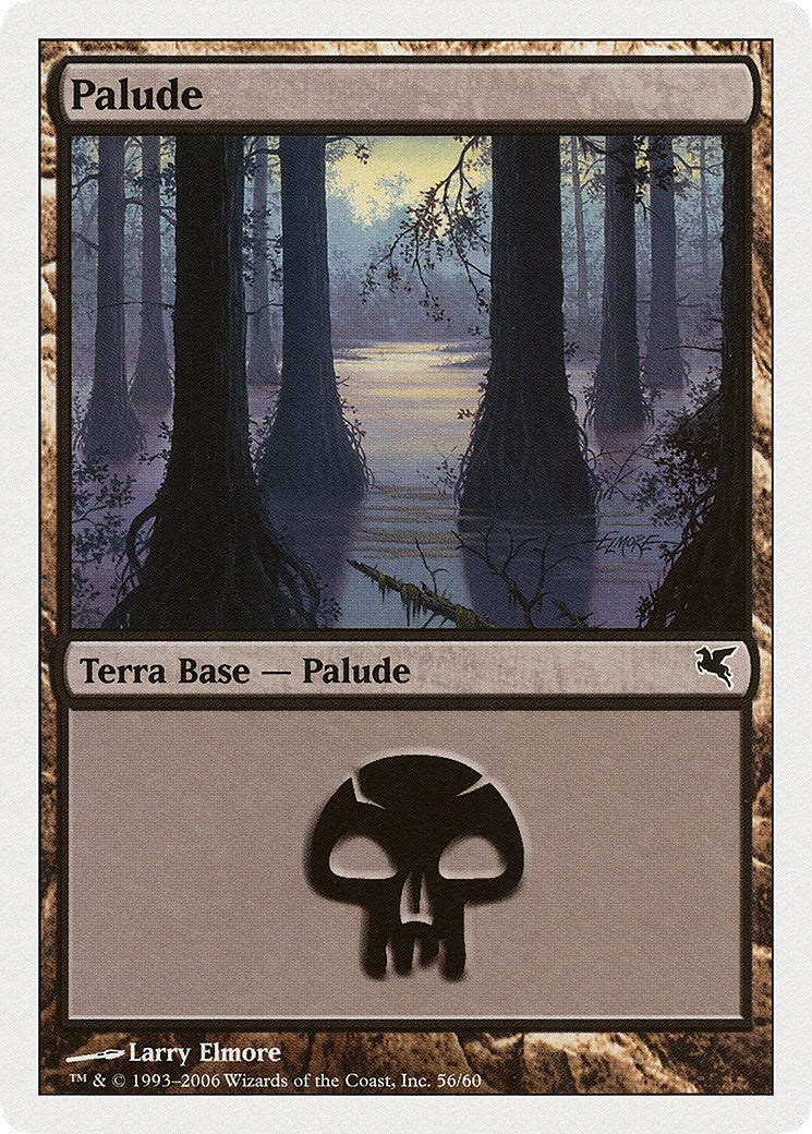 Swamp (Italian) - "Palide" (F56) (F56) (Magic Encyclopedia 2005 (Salvat/Hachette))