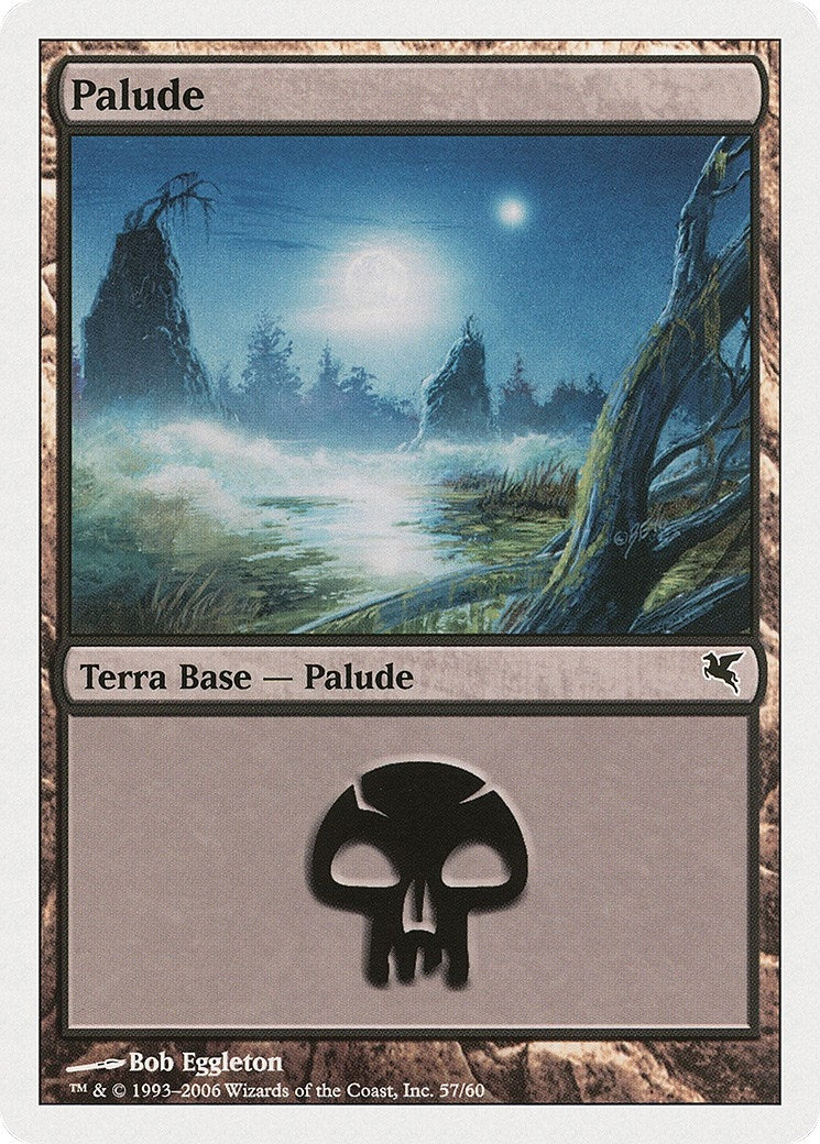 Swamp (Italian) - "Palide" (A57) (A57) (Magic Encyclopedia 2005 (Salvat/Hachette))