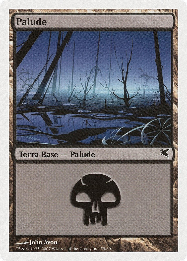 Swamp (Italian) - "Palide" (E59) (E59) (Magic Encyclopedia 2005 (Salvat/Hachette))