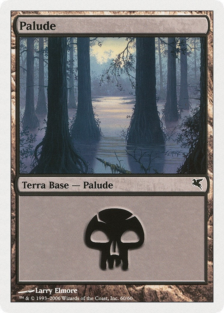 Swamp (Italian) - "Palide" (A60) (A60) (Magic Encyclopedia 2005 (Salvat/Hachette))