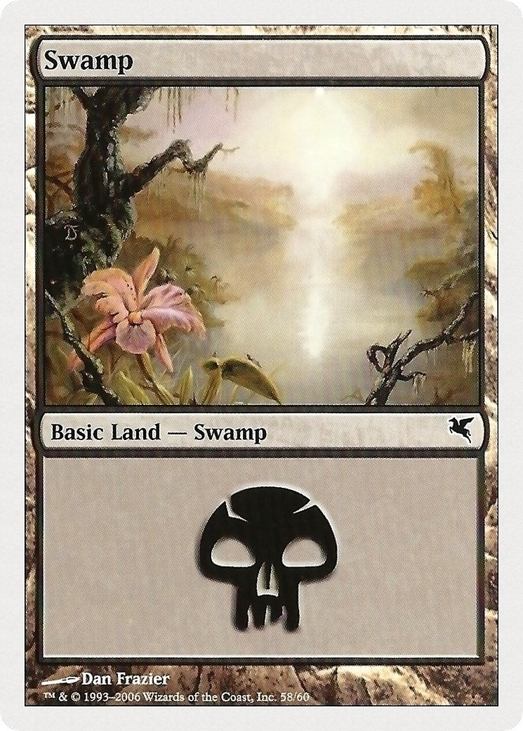 Swamp (58) (58) (Magic Encyclopedia 2005 (Salvat/Hachette))