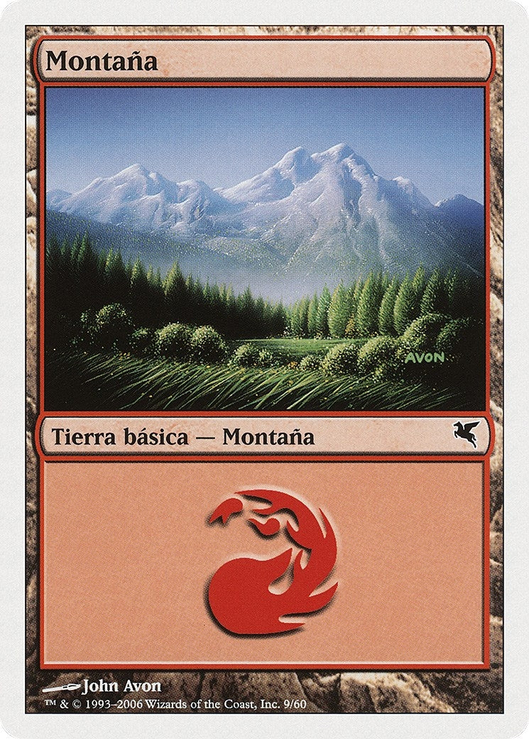 Mountain (Spanish) - "Montana" (D9) (D9) (Magic Encyclopedia 2005 (Salvat/Hachette))