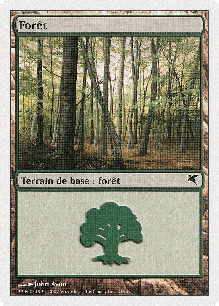 Forest (French) - "Foret" (B21) (B21) (Magic Encyclopedia 2005 (Salvat/Hachette))
