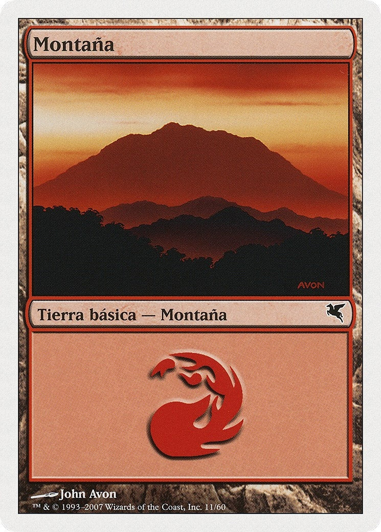 Mountain (Spanish) - "Montana" (I11) (I11) (Magic Encyclopedia 2005 (Salvat/Hachette))