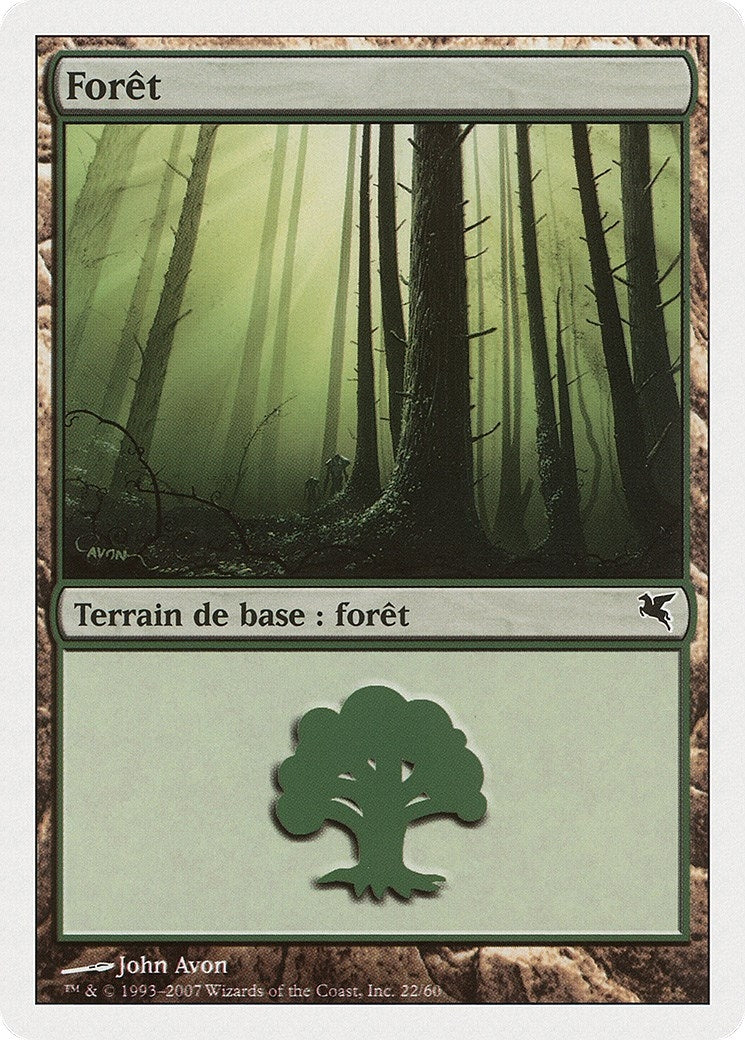 Forest (French) - "Foret" (J22) (J22) (Magic Encyclopedia 2005 (Salvat/Hachette))