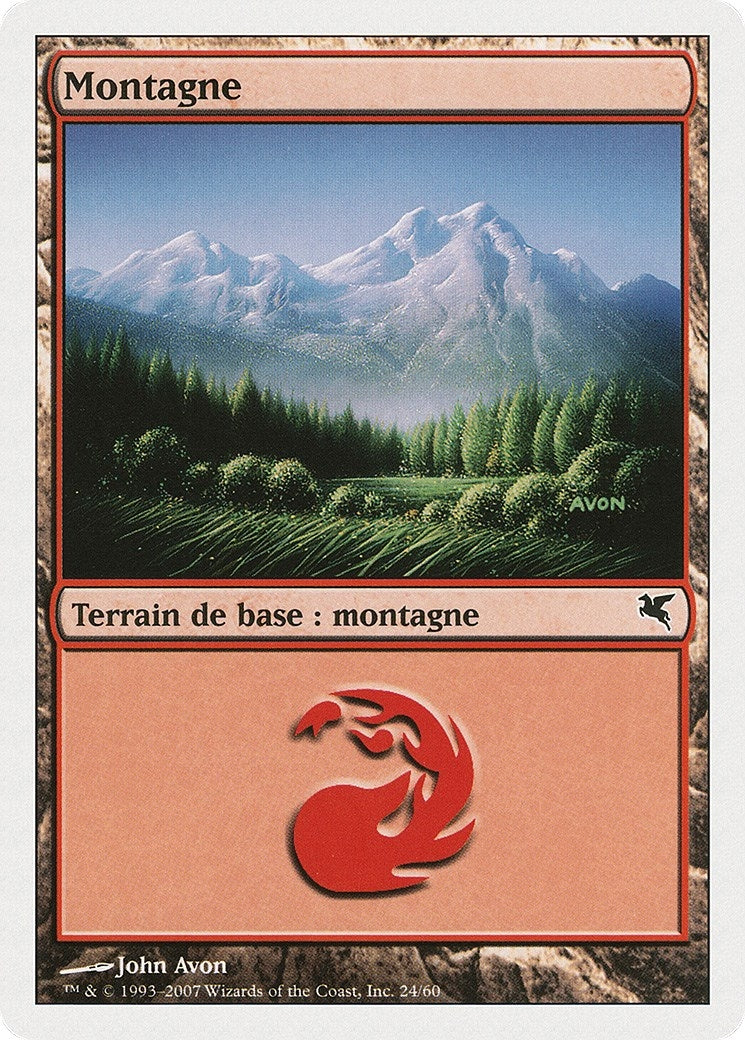 Mountain (French) - "Montagne" (C24) (C24) (Magic Encyclopedia 2005 (Salvat/Hachette))