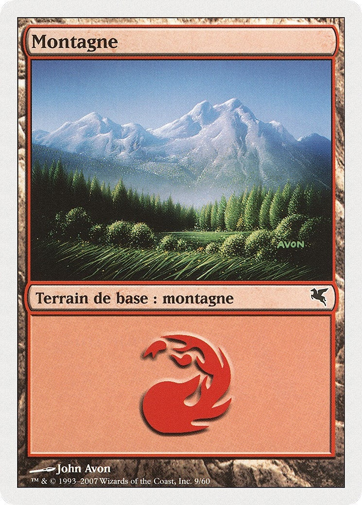 Mountain (French) - "Montagne" (I9) (I9) (Magic Encyclopedia 2005 (Salvat/Hachette))