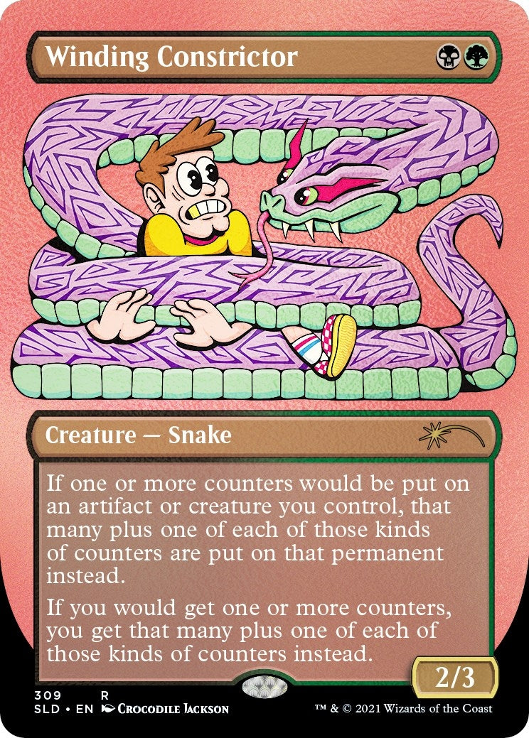 Winding Constrictor (Foil Etched) (309) (Secret Lair Drop Series)