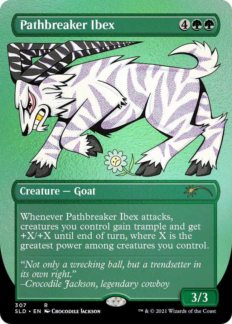 Pathbreaker Ibex (Foil Etched) (307) (Secret Lair Drop Series)