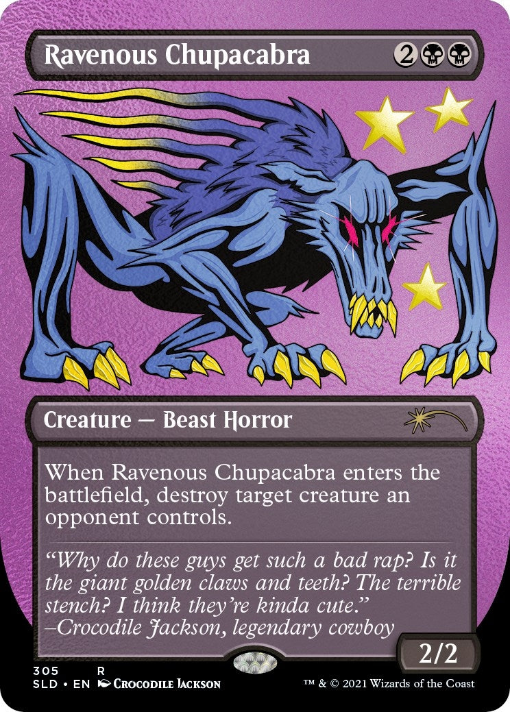 Ravenous Chupacabra (305) (Foil Etched) (305) (Secret Lair Drop Series)