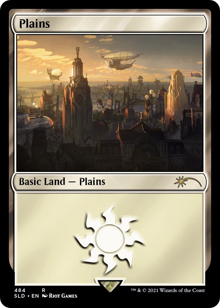 Plains (Secret Lair x Arcane: Lands) (484) (Secret Lair Drop Series)