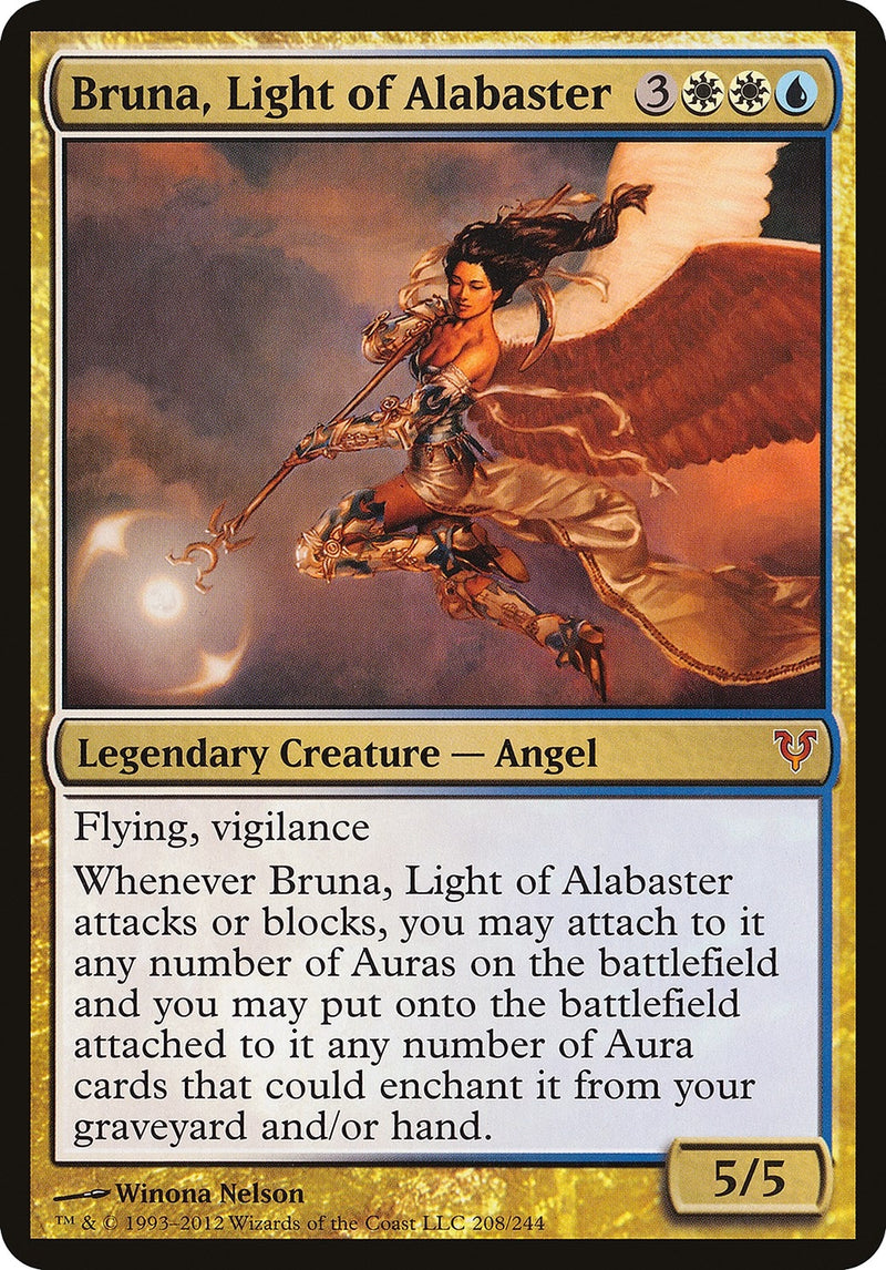 Bruna, Light of Alabaster (Open the Helvault) (208) (Oversize Cards)