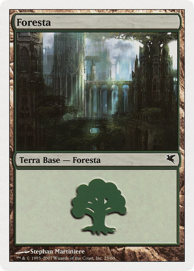 Forest (Italian) - "Foresta" (K23) (K23) (Magic Encyclopedia 2005 (Salvat/Hachette))