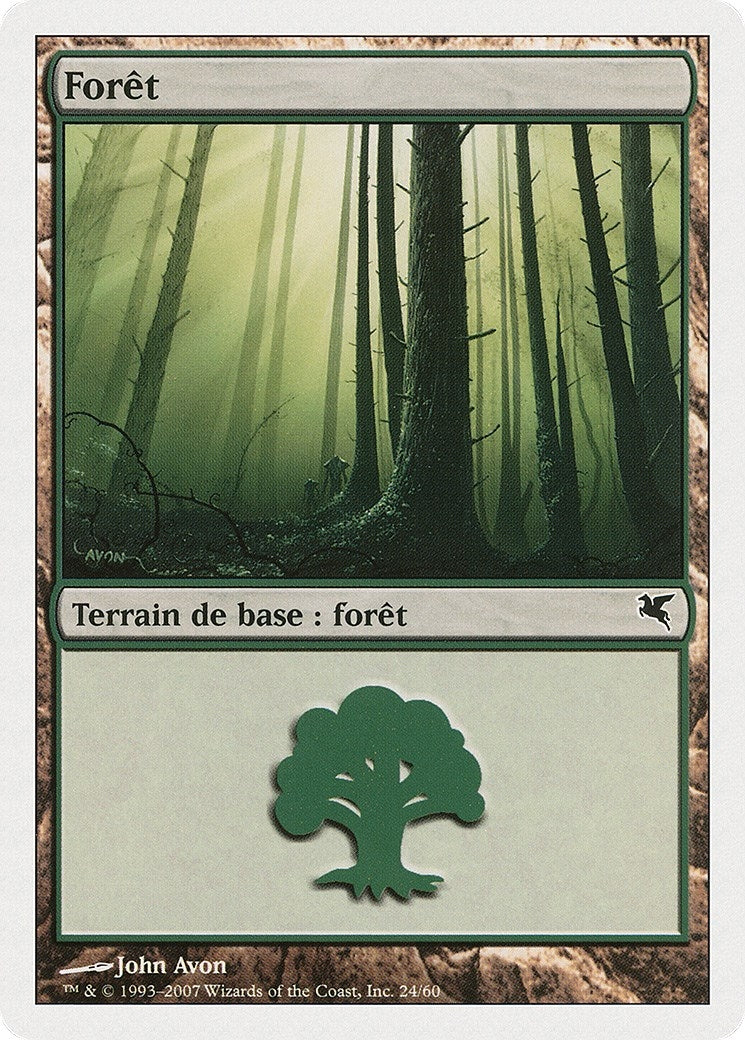 Forest (French) - "Foret" (B24) (B24) (Magic Encyclopedia 2005 (Salvat/Hachette))