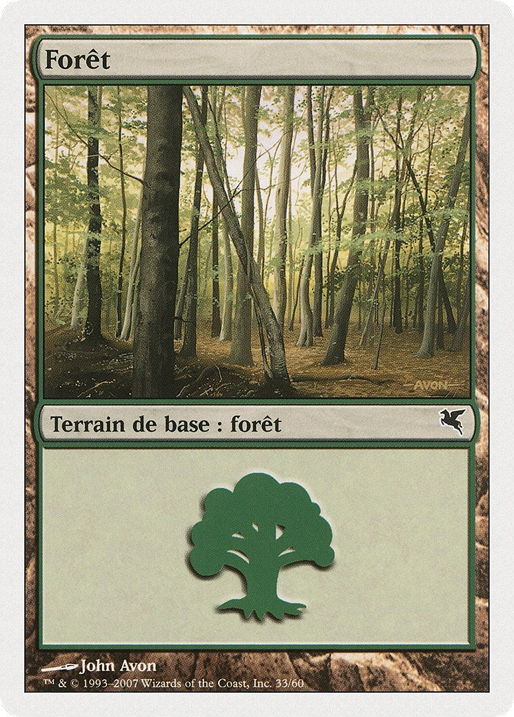 Forest (French) - "Foret" (B33) (B33) (Magic Encyclopedia 2005 (Salvat/Hachette))