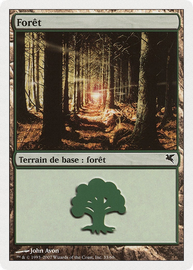 Forest (French) - "Foret" (I33) (I33) (Magic Encyclopedia 2005 (Salvat/Hachette))