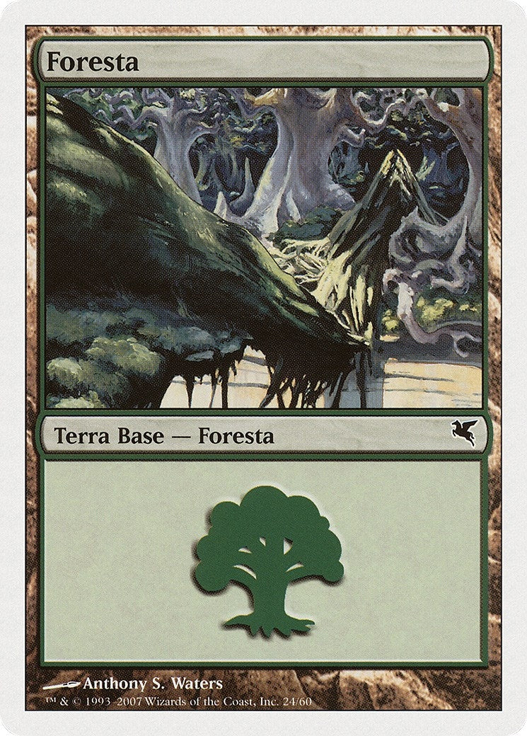Forest (Italian) - "Foresta" (L24) (L24) (Magic Encyclopedia 2005 (Salvat/Hachette))