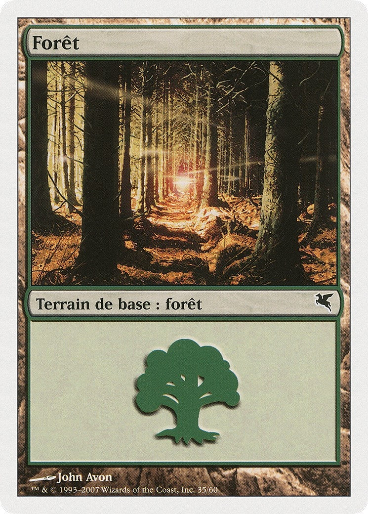 Forest (French) - "Foret" (B35) (B35) (Magic Encyclopedia 2005 (Salvat/Hachette))