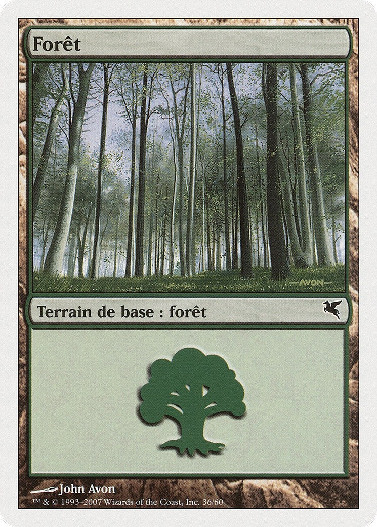 Forest (French) - "Foret" (I36) (I36) (Magic Encyclopedia 2005 (Salvat/Hachette))