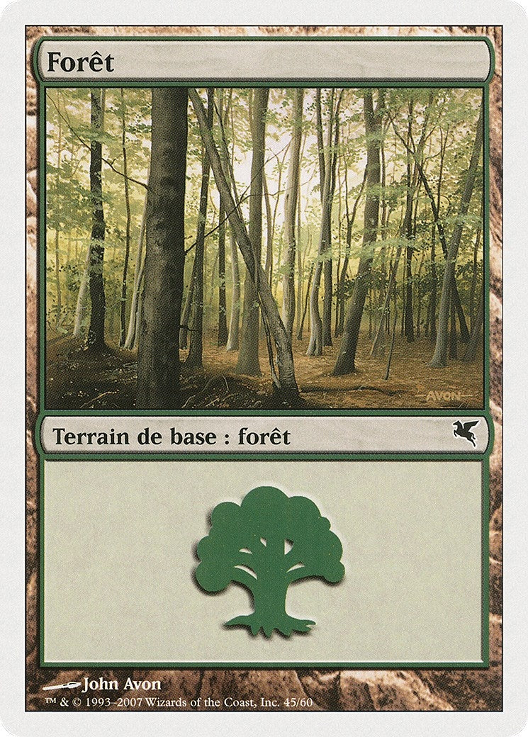 Forest (French) - "Foret" (B45) (B45) (Magic Encyclopedia 2005 (Salvat/Hachette))