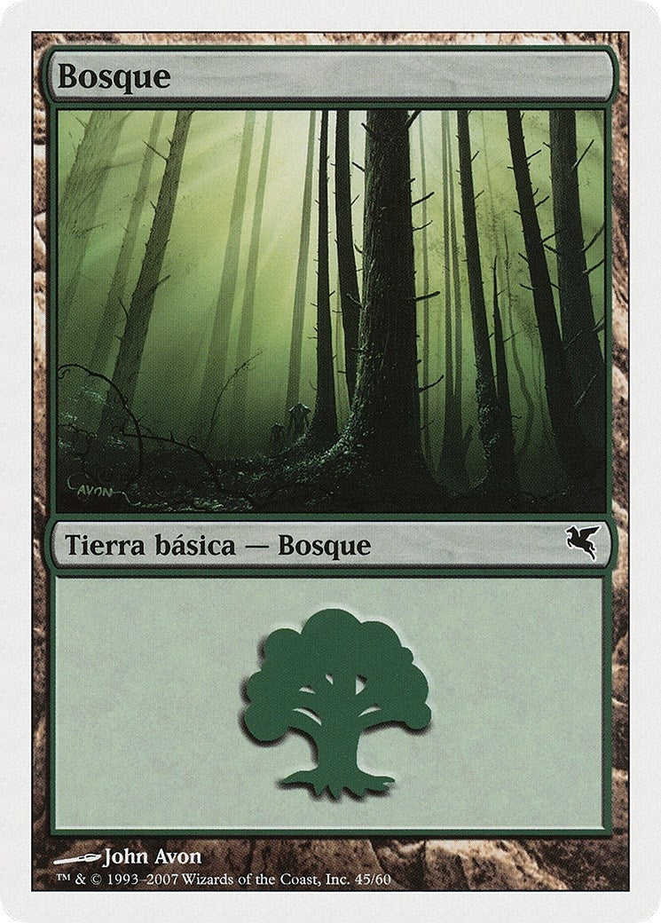 Forest (Spanish) - "Bosque" (J45) (J45) (Magic Encyclopedia 2005 (Salvat/Hachette))