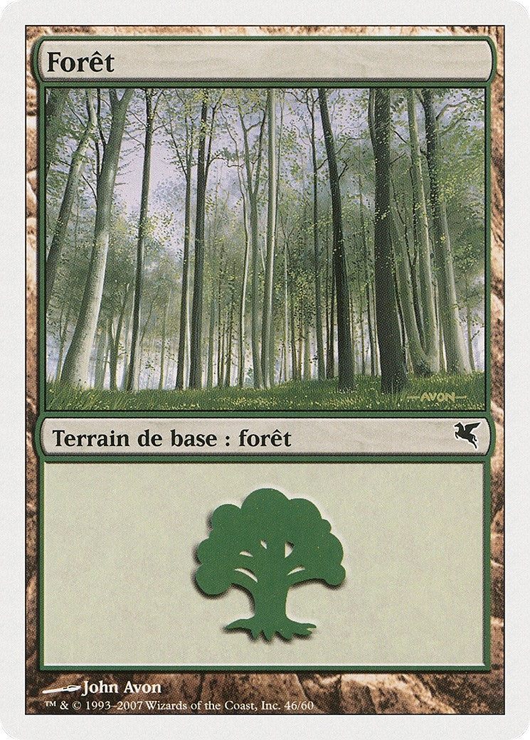 Forest (French) - "Foret" (B46) (B46) (Magic Encyclopedia 2005 (Salvat/Hachette))