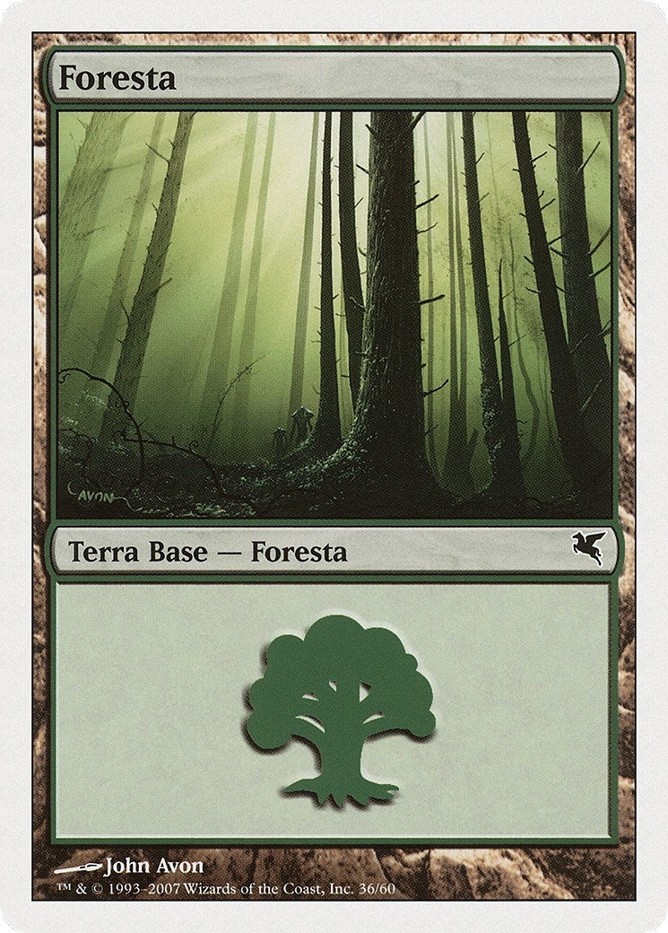 Forest (Italian) - "Foresta" (L36) (L36) (Magic Encyclopedia 2005 (Salvat/Hachette))