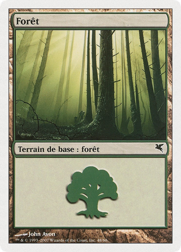 Forest (French) - "Foret" (B48) (B48) (Magic Encyclopedia 2005 (Salvat/Hachette))