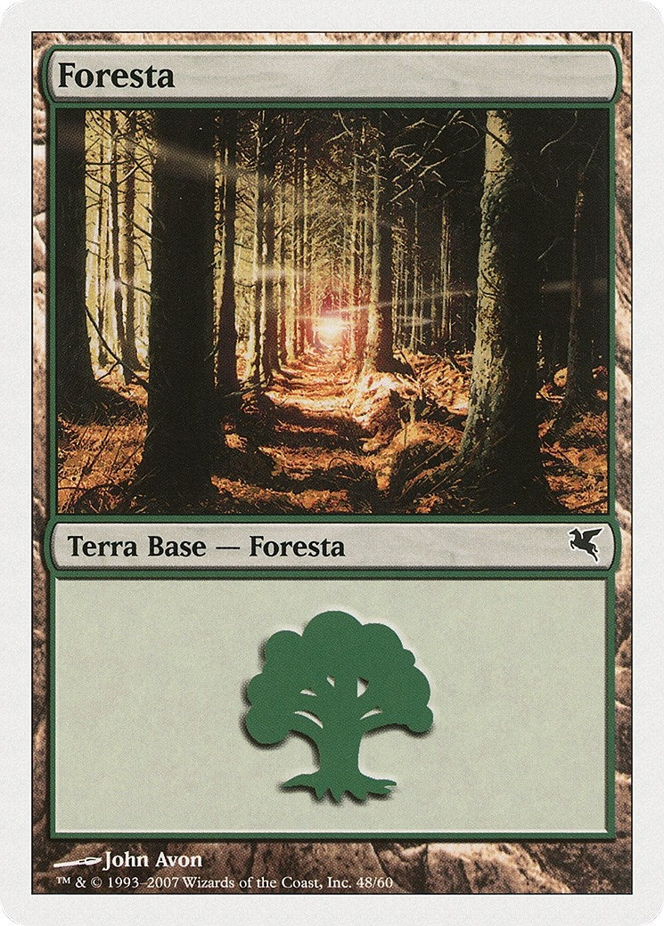 Forest (Italian) - "Foresta" (D48) (D48) (Magic Encyclopedia 2005 (Salvat/Hachette))