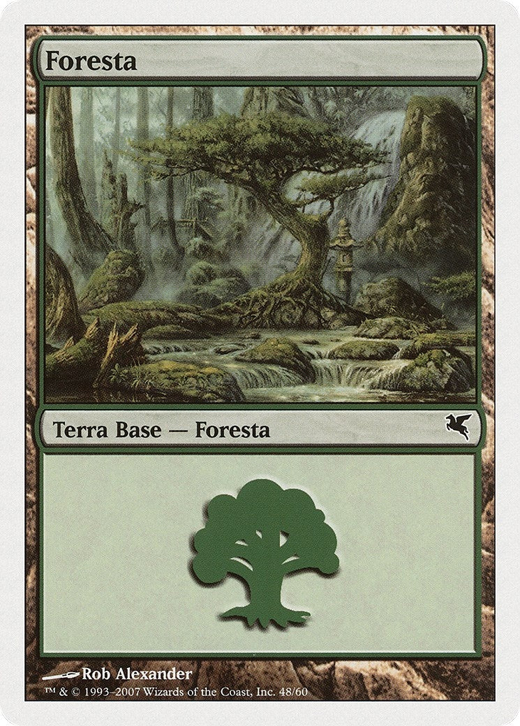 Forest (Italian) - "Foresta" (L48) (L48) (Magic Encyclopedia 2005 (Salvat/Hachette))