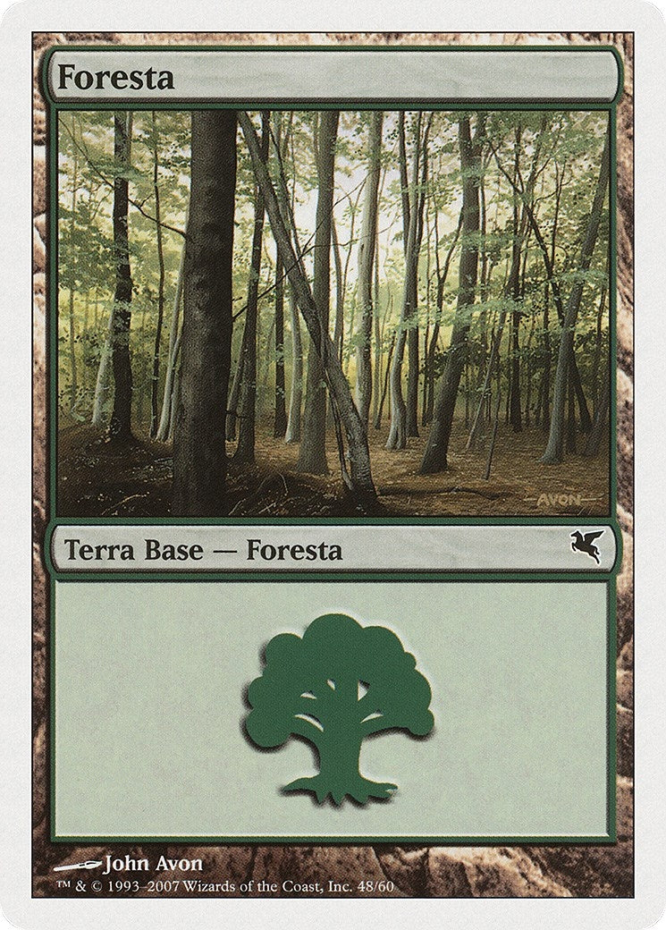 Forest (Italian) - "Foresta" (I48) (I48) (Magic Encyclopedia 2005 (Salvat/Hachette))