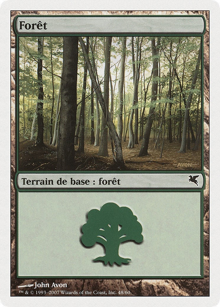 Forest (French) - "Foret" (I48) (I48) (Magic Encyclopedia 2005 (Salvat/Hachette))