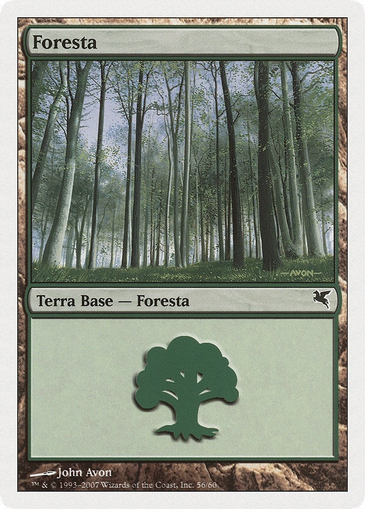 Forest (Italian) - "Foresta" (J56) (J56) (Magic Encyclopedia 2005 (Salvat/Hachette))
