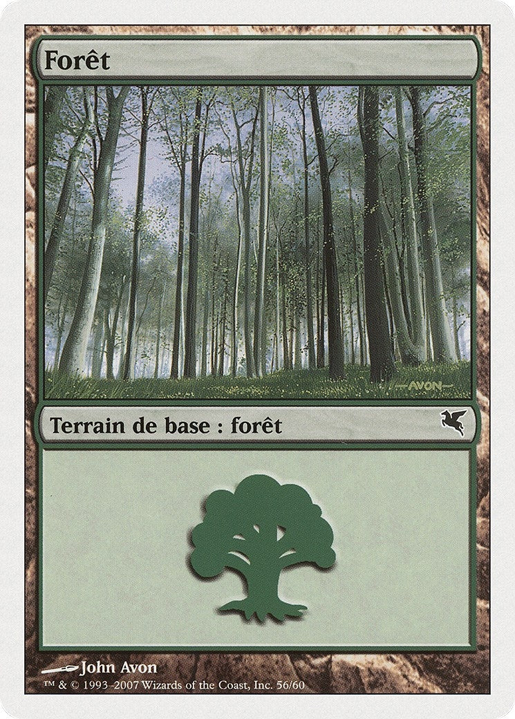 Forest (French) - "Foret" (J56) (J56) (Magic Encyclopedia 2005 (Salvat/Hachette))