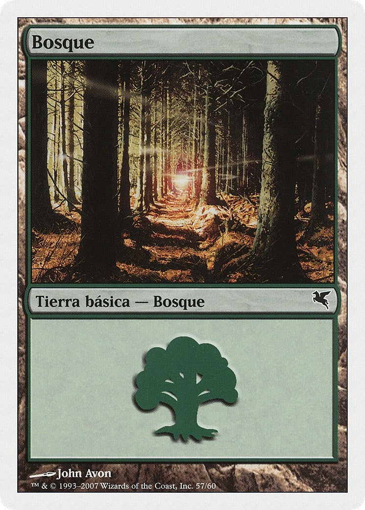 Forest (Spanish) - "Bosque" (J57) (J57) (Magic Encyclopedia 2005 (Salvat/Hachette))