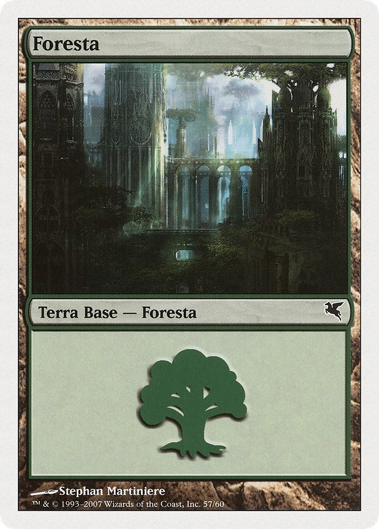 Forest (Italian) - "Foresta" (K57) (K57) (Magic Encyclopedia 2005 (Salvat/Hachette))
