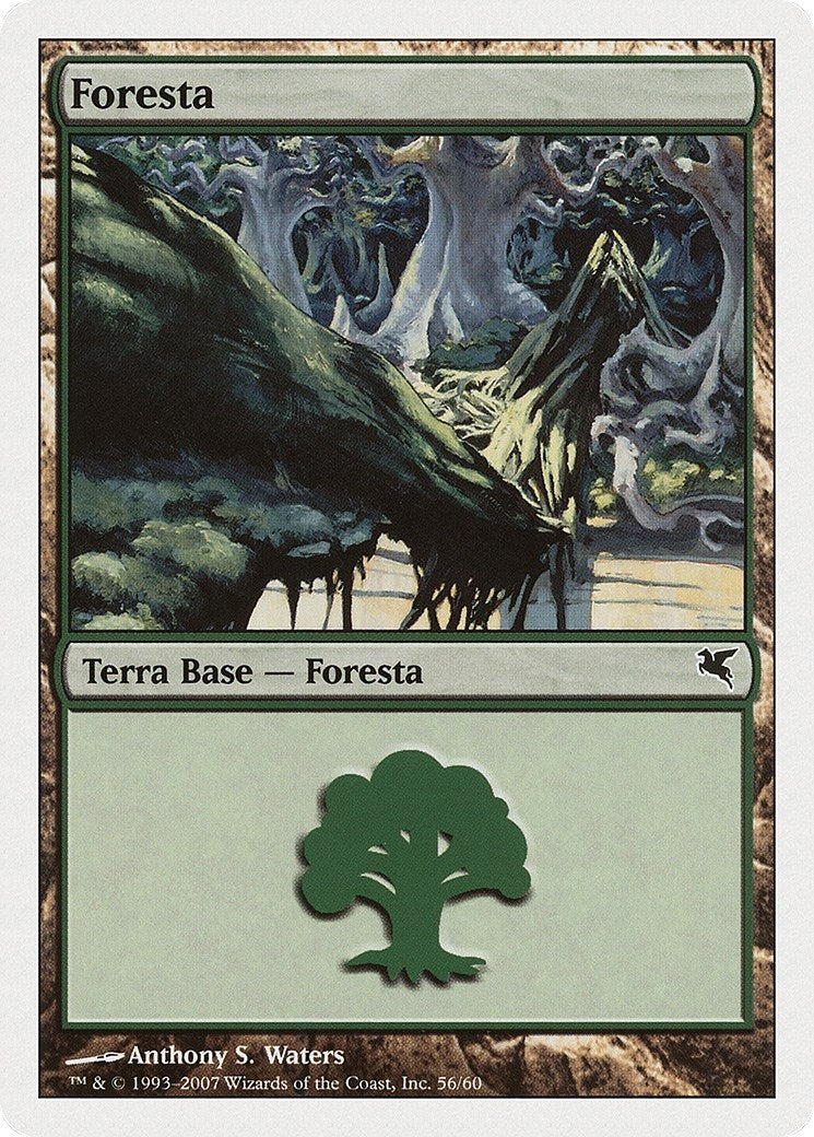 Forest (Italian) - "Foresta" (K56) (K56) (Magic Encyclopedia 2005 (Salvat/Hachette))