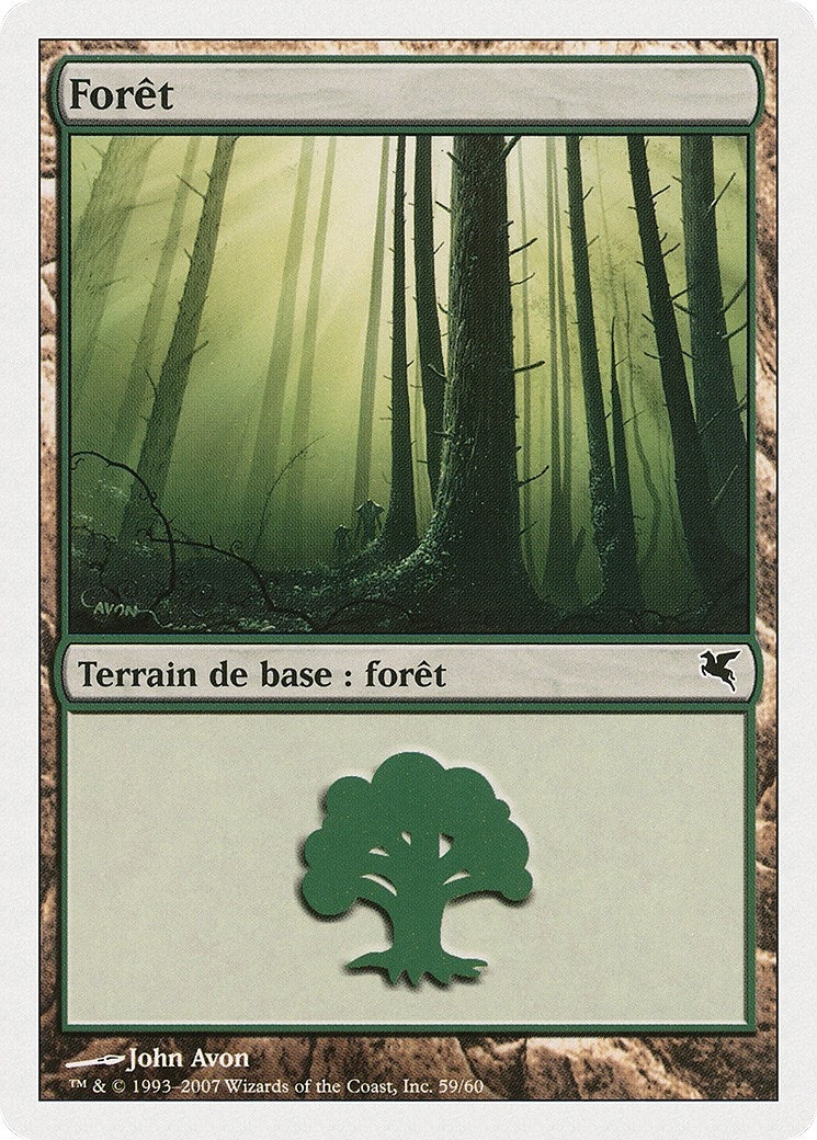 Forest (French) - "Foret" (B59) (B59) (Magic Encyclopedia 2005 (Salvat/Hachette))