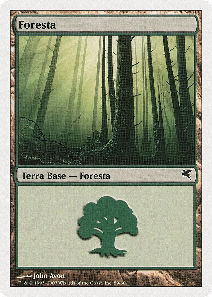 Forest (Italian) - "Foresta" (D59) (D59) (Magic Encyclopedia 2005 (Salvat/Hachette))