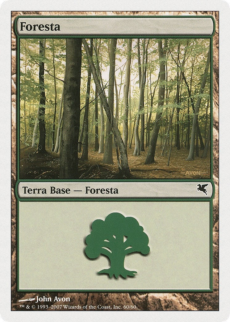 Forest (Italian) - "Foresta" (B60) (B60) (Magic Encyclopedia 2005 (Salvat/Hachette))