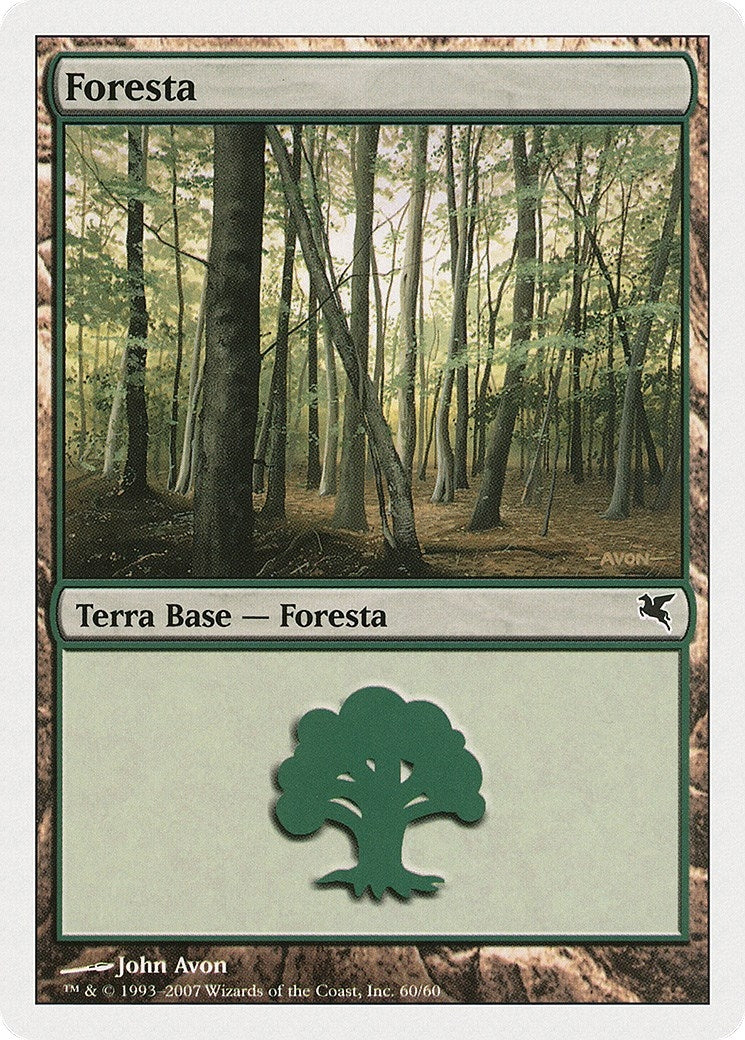 Forest (Italian) - "Foresta" (D60) (D60) (Magic Encyclopedia 2005 (Salvat/Hachette))