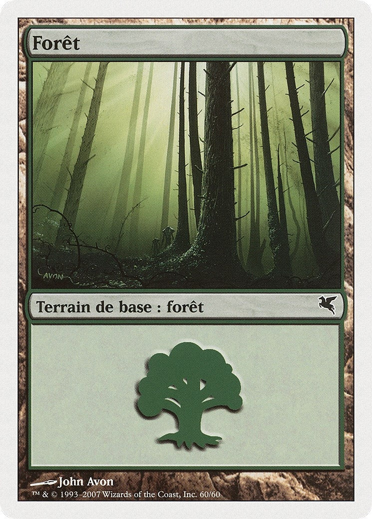 Forest (French) - "Foret" (I60) (I60) (Magic Encyclopedia 2005 (Salvat/Hachette))