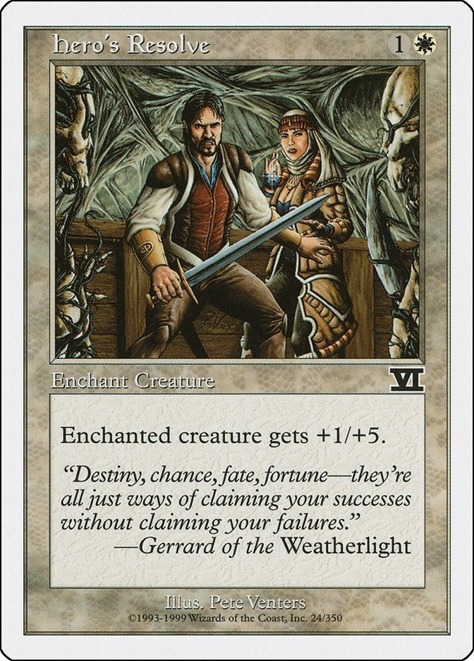 Hero's Resolve (24) (Classic Sixth Edition)