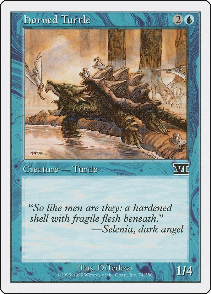 Horned Turtle (74) (Classic Sixth Edition)